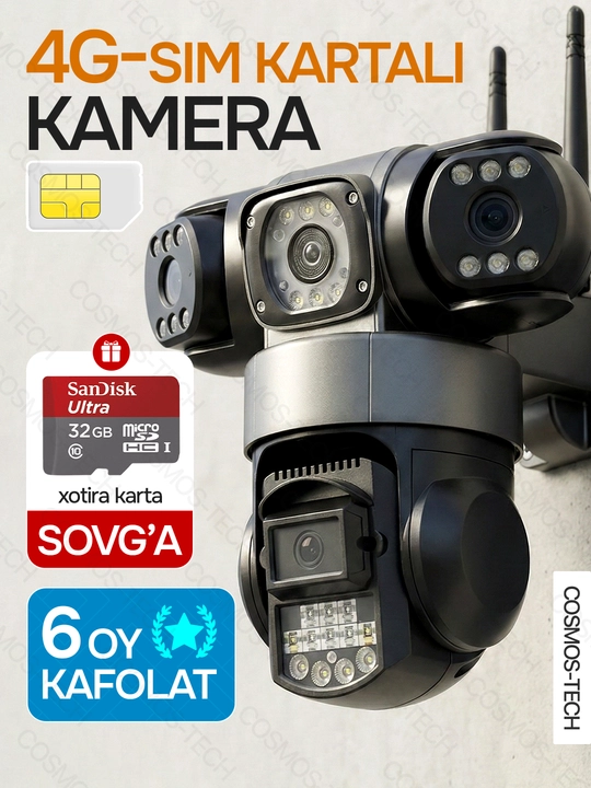 Video kuzatuv kamerasi, sovg‘a sifatida fleshka wifi kuzatuv kamerasi 4g kamera, HIKVISION