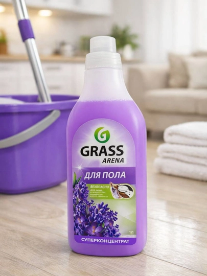 Средство для мытья пола GRASS Arena, суперконцентрат, 1 л - 