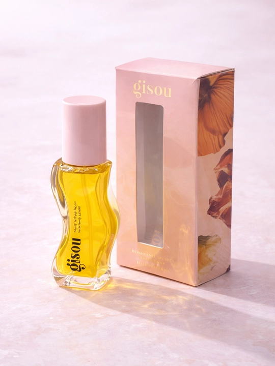 Gisou Honey – Lab uchun blesk, lab uchun namlantiruvchi yog', sovg'aga pomada, 8ml