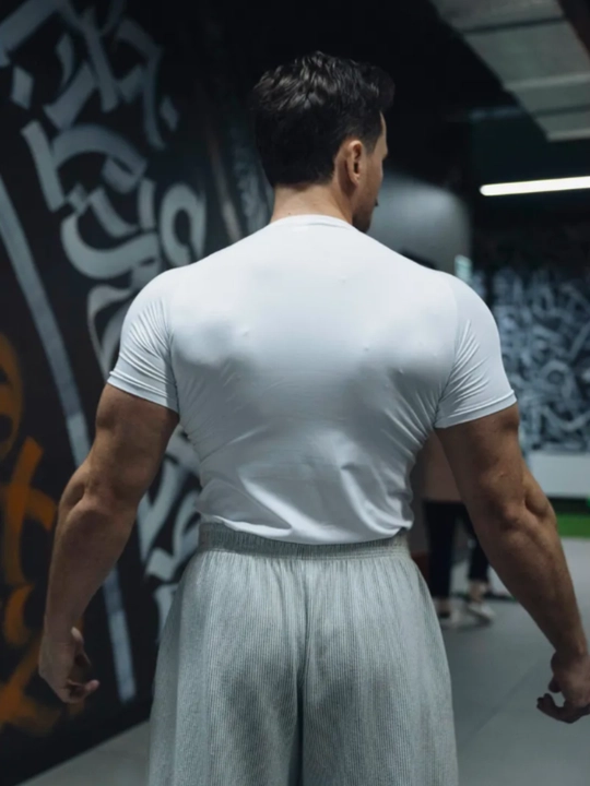 Kompression futbolka, sport, rashgard, erkaklar uchun, fitnes uchun