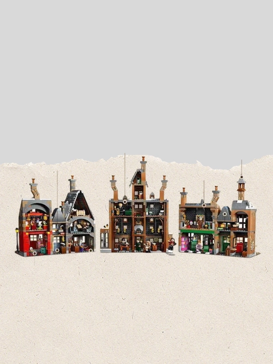Конструктор Harry Potter Hogsmeade Village, 3228 деталей, 18+, коллекционный набор