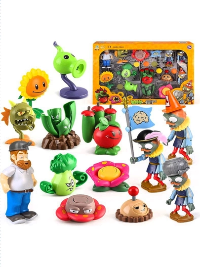 Игровые наборы "Plants vs Zombie. Растения против зомби" фигурки, конструктор — ИГРУН-ЗОМБИ-МАНГО