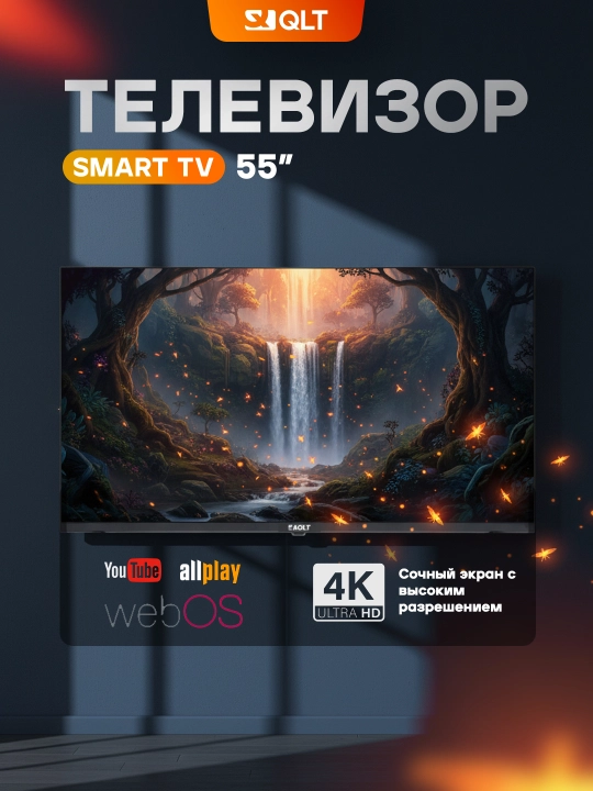 Smart televizor QLT 55" 9000, 4K WebOS - 