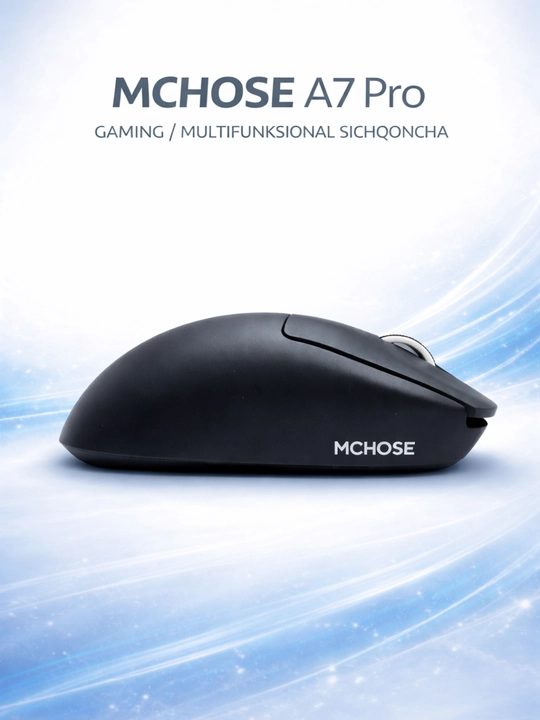 Игровая мышь MCHOSE A7 Pro, 26000 DPI, 2.4G/Bluetooth, 59 г