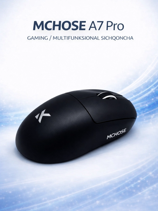 Игровая мышь MCHOSE A7 Pro, 26000 DPI, 2.4G/Bluetooth, 59 г