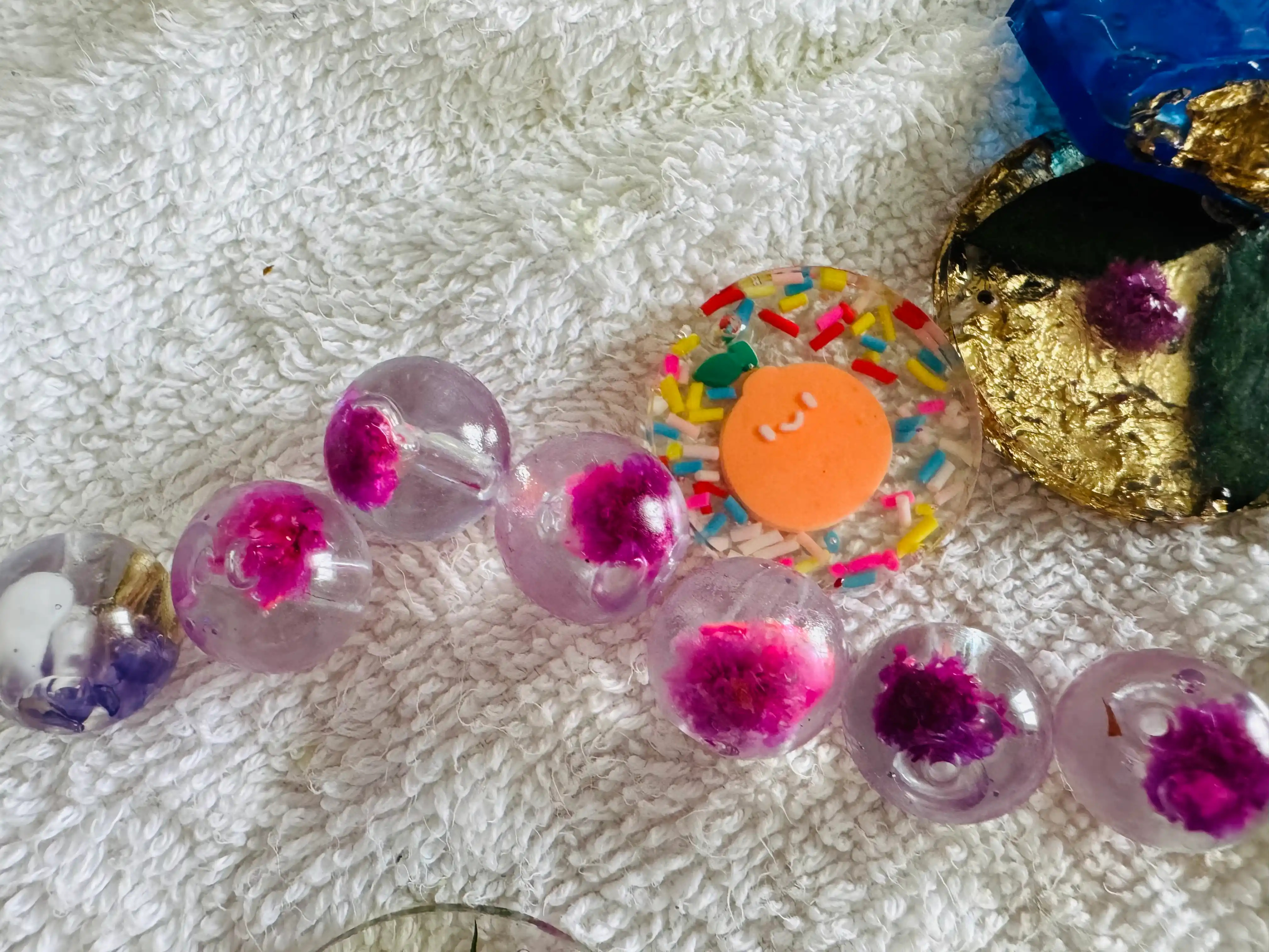 Silikon qolip Munchoqlar, tasbih bezaklar uchun qoliplar, mold 10, 12, 16 mm