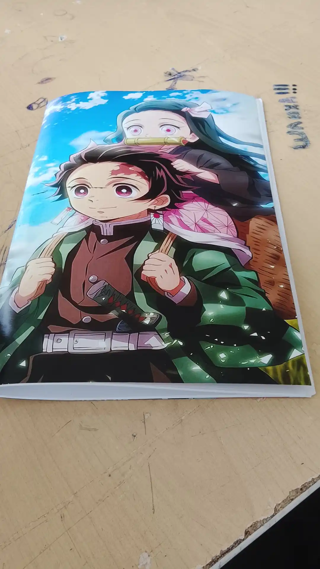 Anime rasmli yon daftar