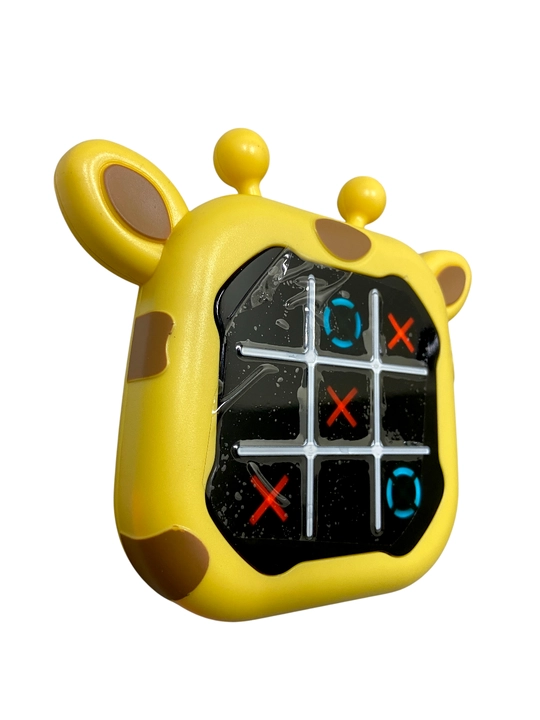 Bolalar uchun jirafa mini-konsolini rivojlantiruvchi Tic-Tac-Toe krest-nolik elektron o‘yini