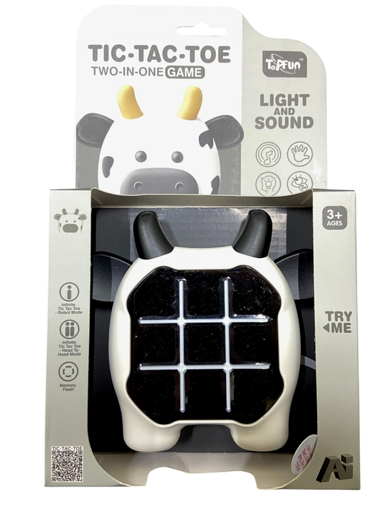 Bolalar uchun jirafa mini-konsolini rivojlantiruvchi Tic-Tac-Toe krest-nolik elektron o‘yini