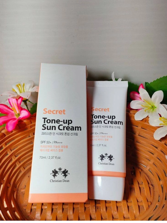 Secret Tone-Up SPF 50+ Christian Dean, солнцезащитный и выравнивающий крем SPF50+, 70 мл
