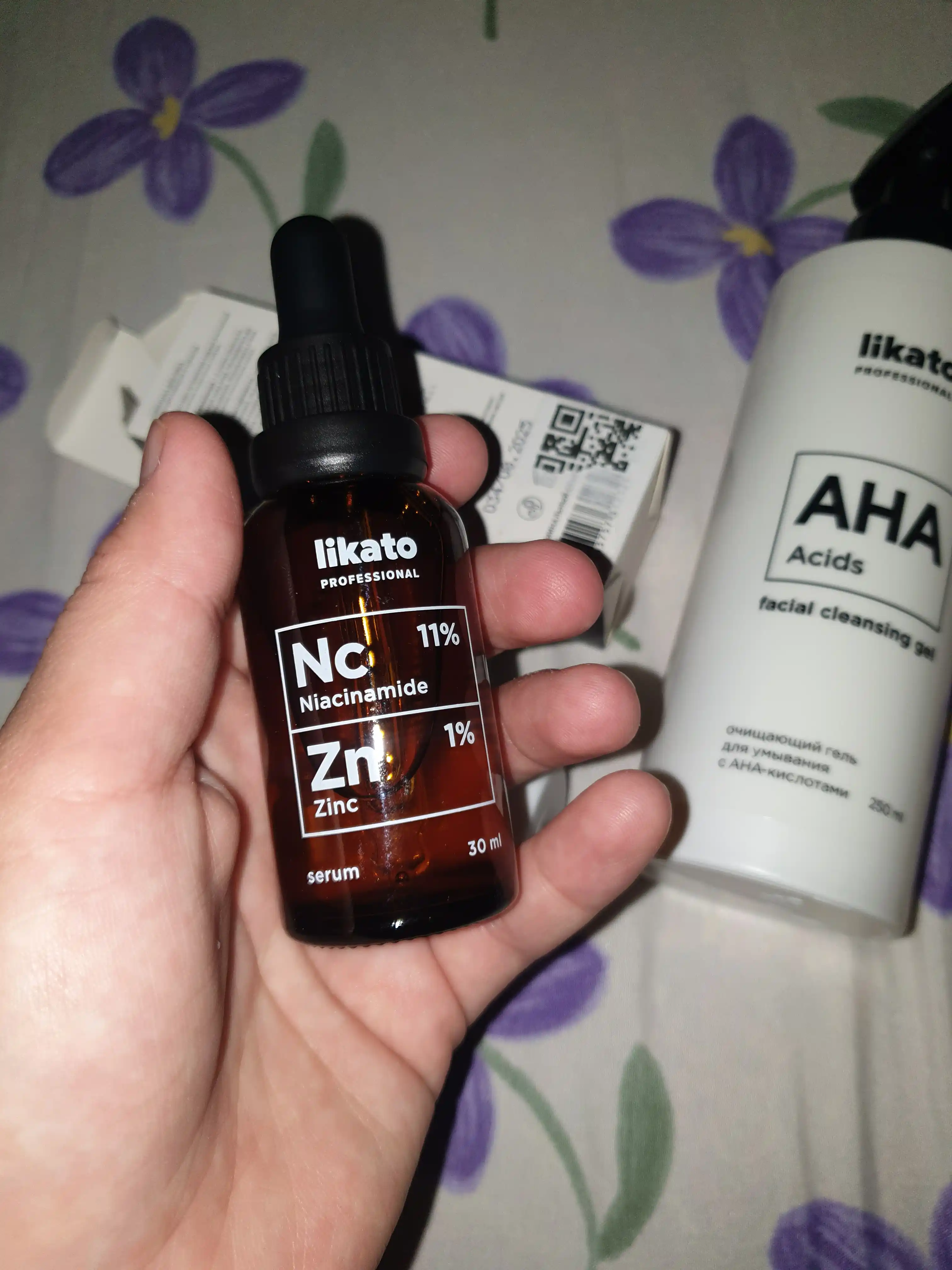 Likato yuz terisi uchun zardob, yoshartiruvchi, niatsinamid 11%, sink 1%, sarum, 30 ml