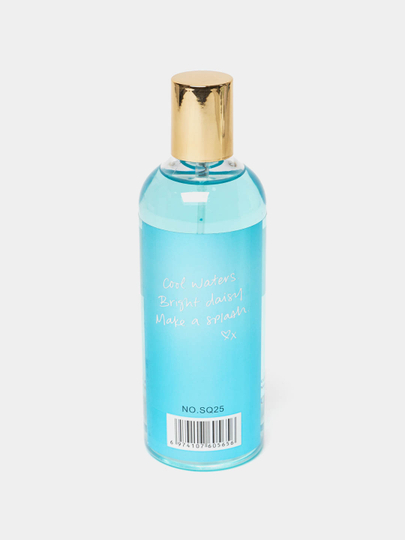 Parfyumlangan tana spreyi suvi Victoria's Secret Spreyi Aqua Kiss Rush, Shimmer, 250 ml