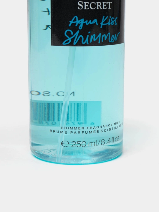 Parfyumlangan tana spreyi suvi Victoria's Secret Spreyi Aqua Kiss Rush, Shimmer, 250 ml