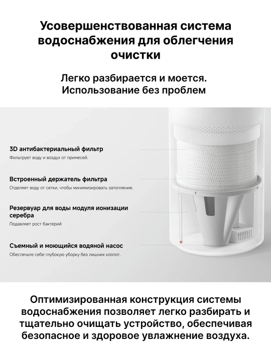 Увлажнители воздуха Xiaomi для дома и офиса 2-2 lite, Evaporative, Evoporative Pro, Global
