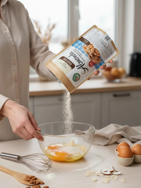 Миндальная мука кето Nuteco Premium без глютена, 150 г
