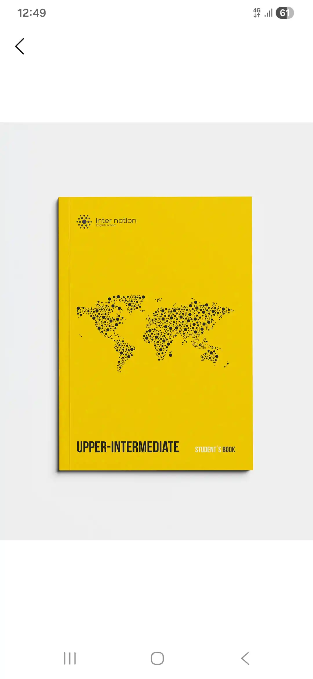 INTER NATION Upper intermediate Student’s Book