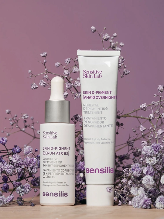 Sensilis D-Pigment Correction pigmentatsiyaga qarshi yorituvchi to‘plam, 2×30 ml