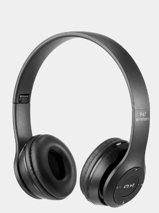 Наушники P47 Bluetooth, складные, стерео звук, слот для SD карты