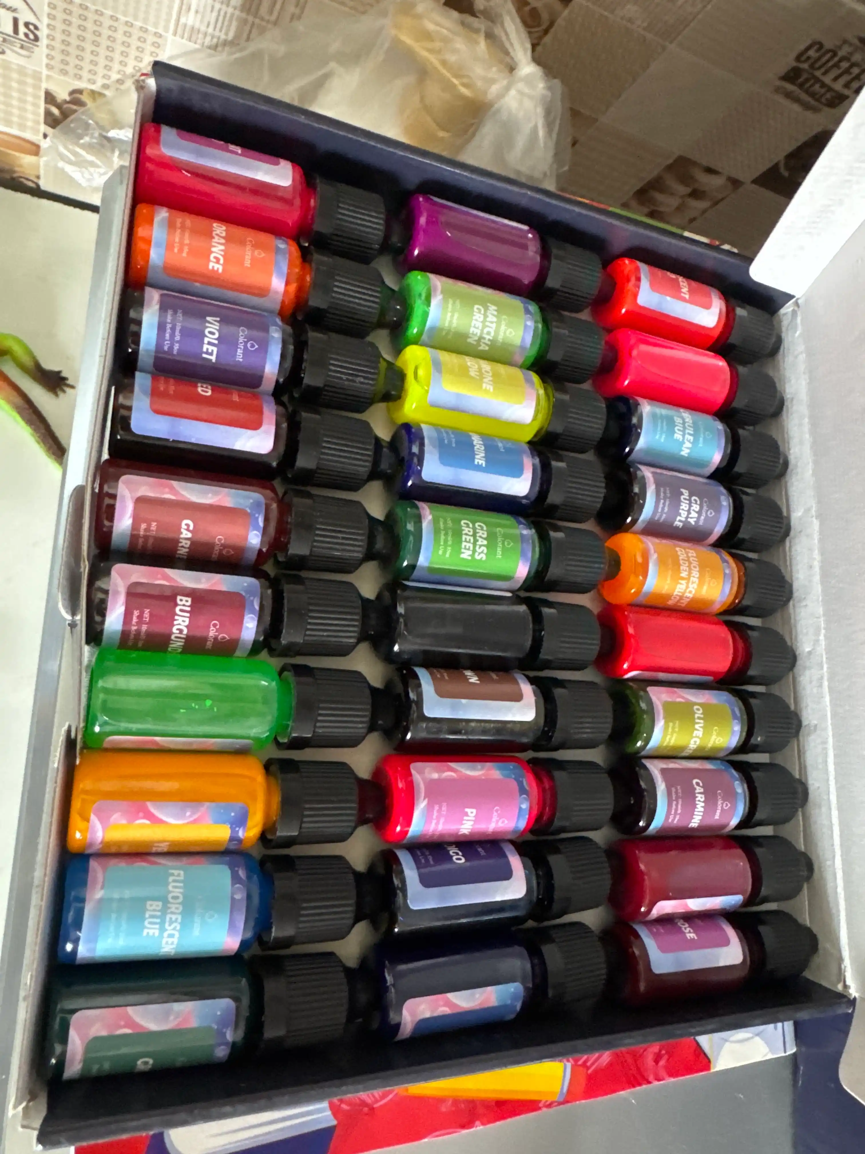 Sham va sovun bo'yoq, mum va sovun uchun suyuq pigment 10 ml