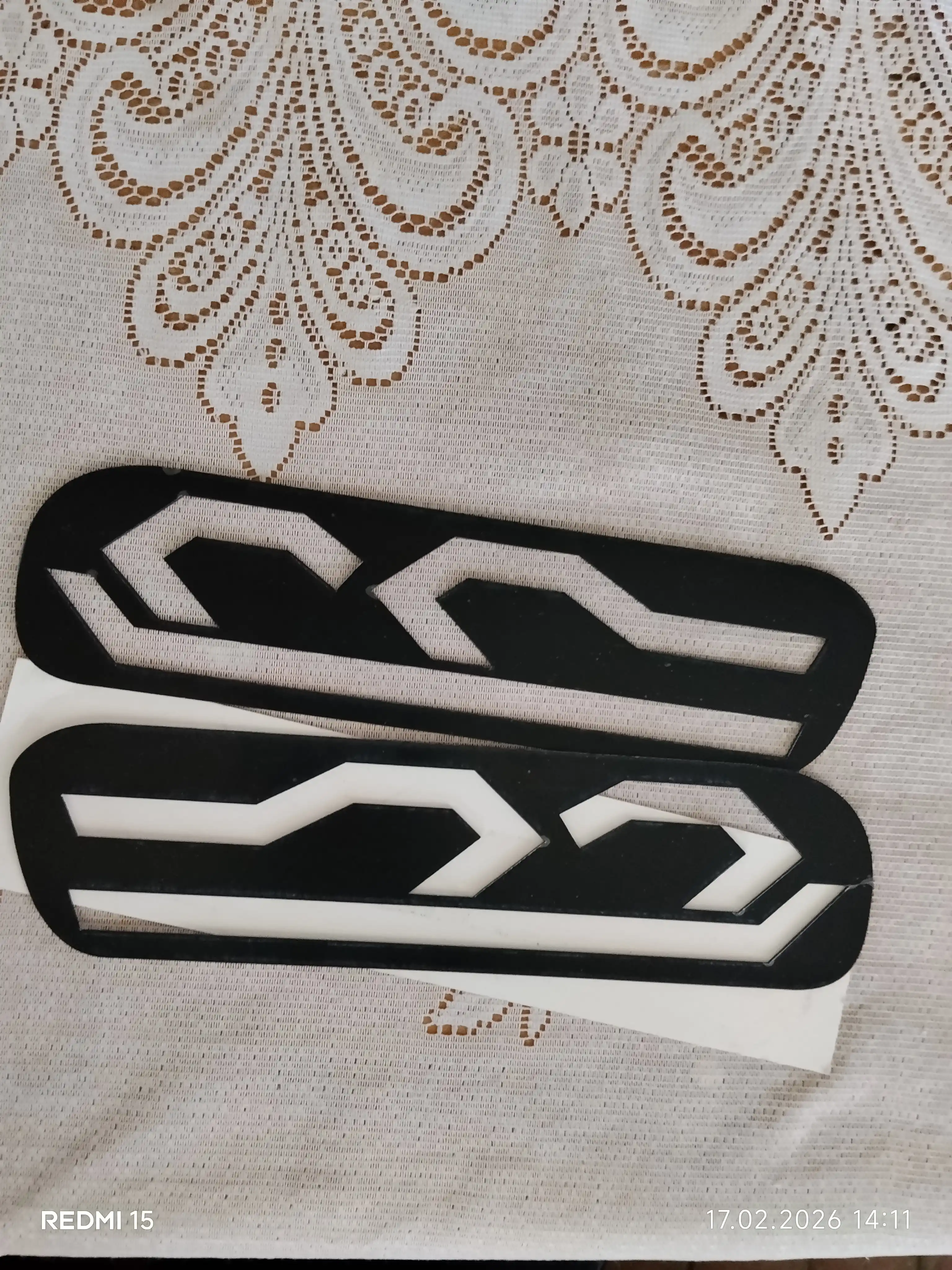 Damas uchun akril stiker, nakleyka, povorotnik, 2 dona
