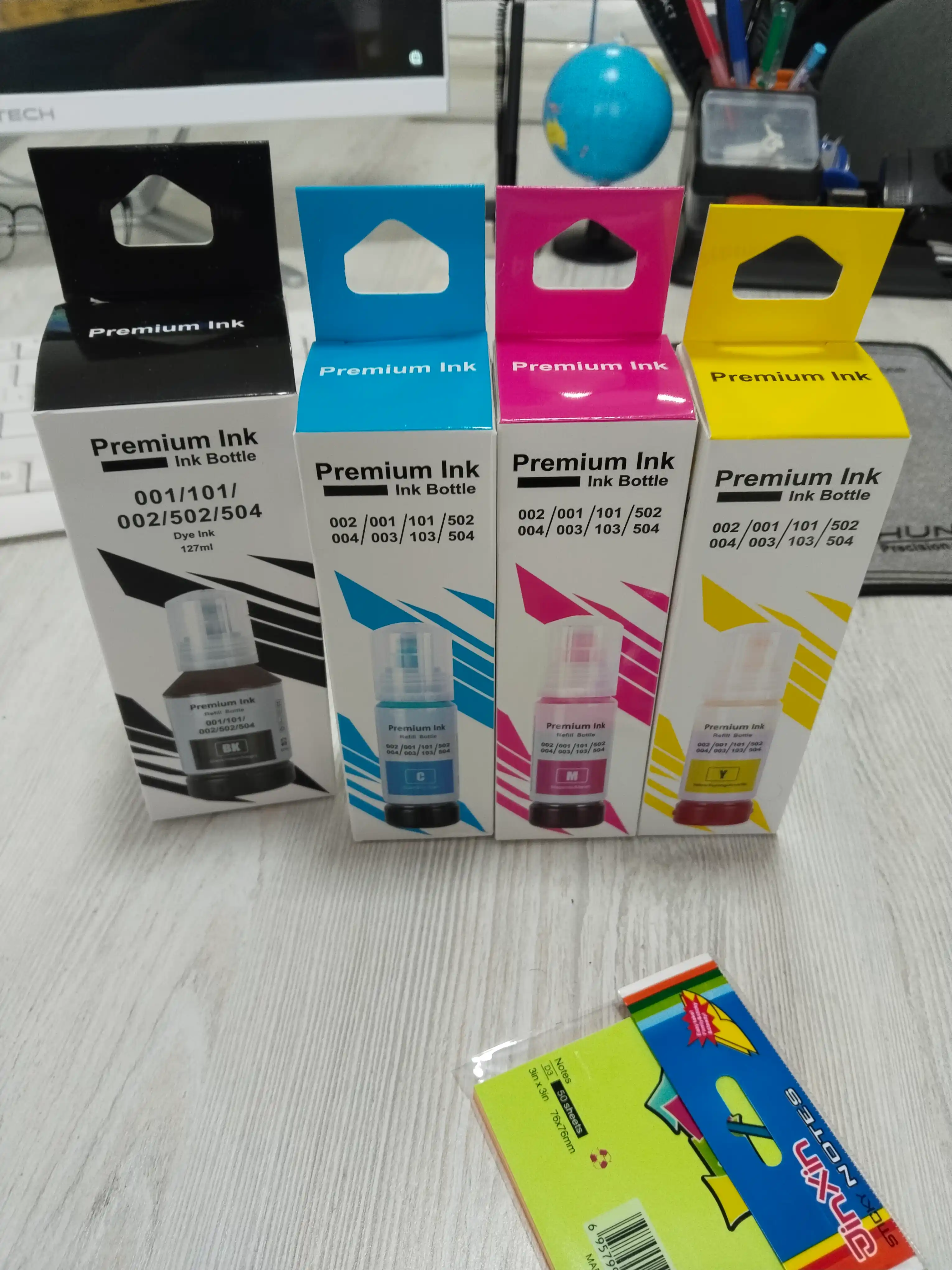 Epson 103/003 siyohlar to‘plami L3150, L3110, L1110, L5190 uchun, 4 rang