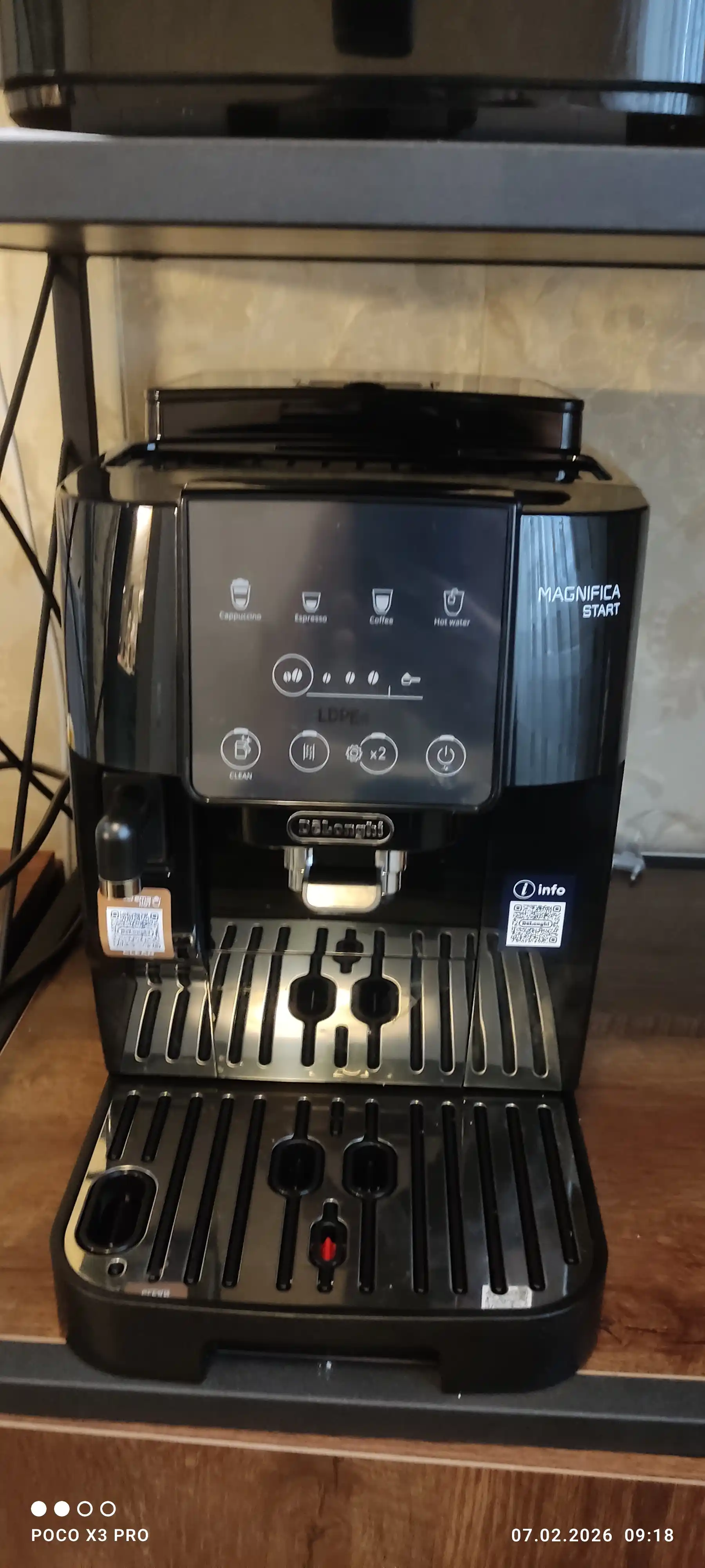 DeLonghi ECAM220.60.B Magnifica Start avtomatik qahva mashinasi LatteCrema