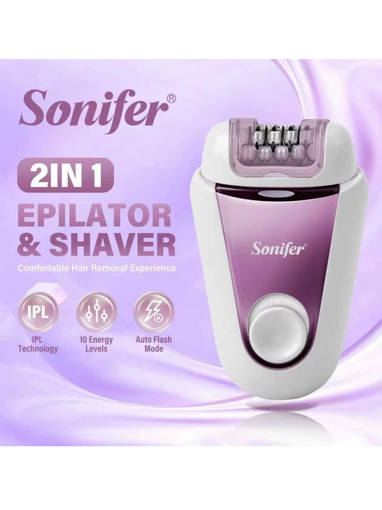 Bepul simli epilyator Sonifer, ayollar uchun professional depilyator - 