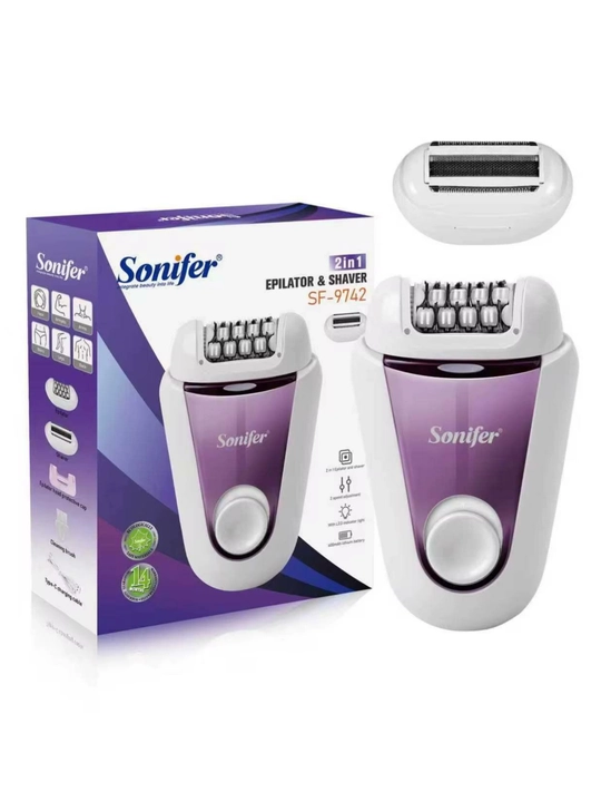 Bepul simli epilyator Sonifer, ayollar uchun professional depilyator