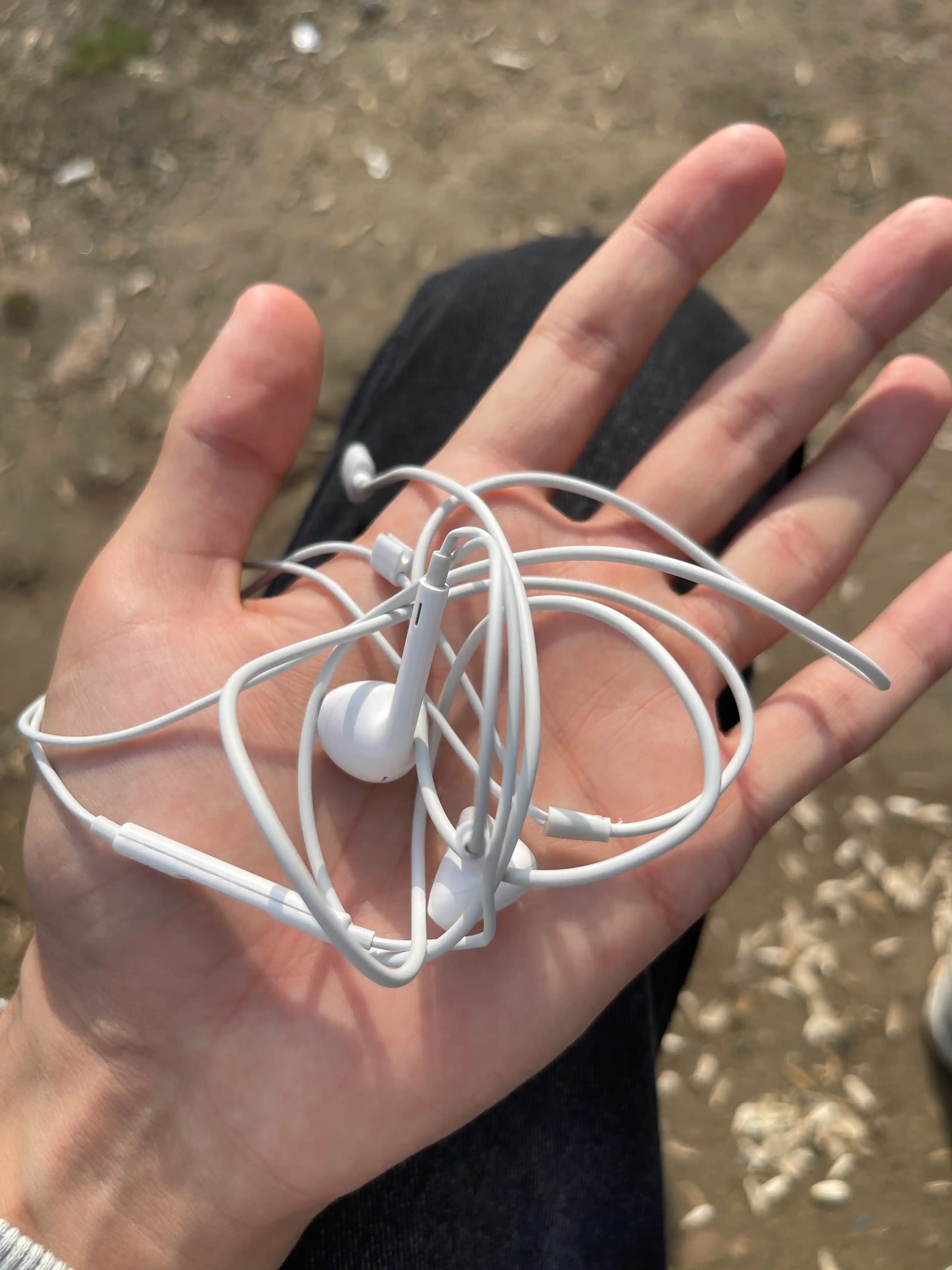IPhone uchun simli quloqchinlar, mikrofon bilan, Lightning kabeli