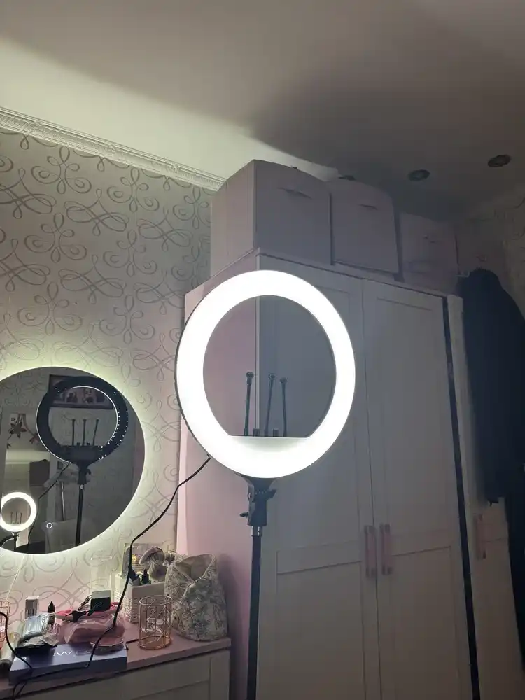Селфи-лампа кольцевая со штативом — RGB LED подсветка, модели NP-14 / NP-18 / NP-21