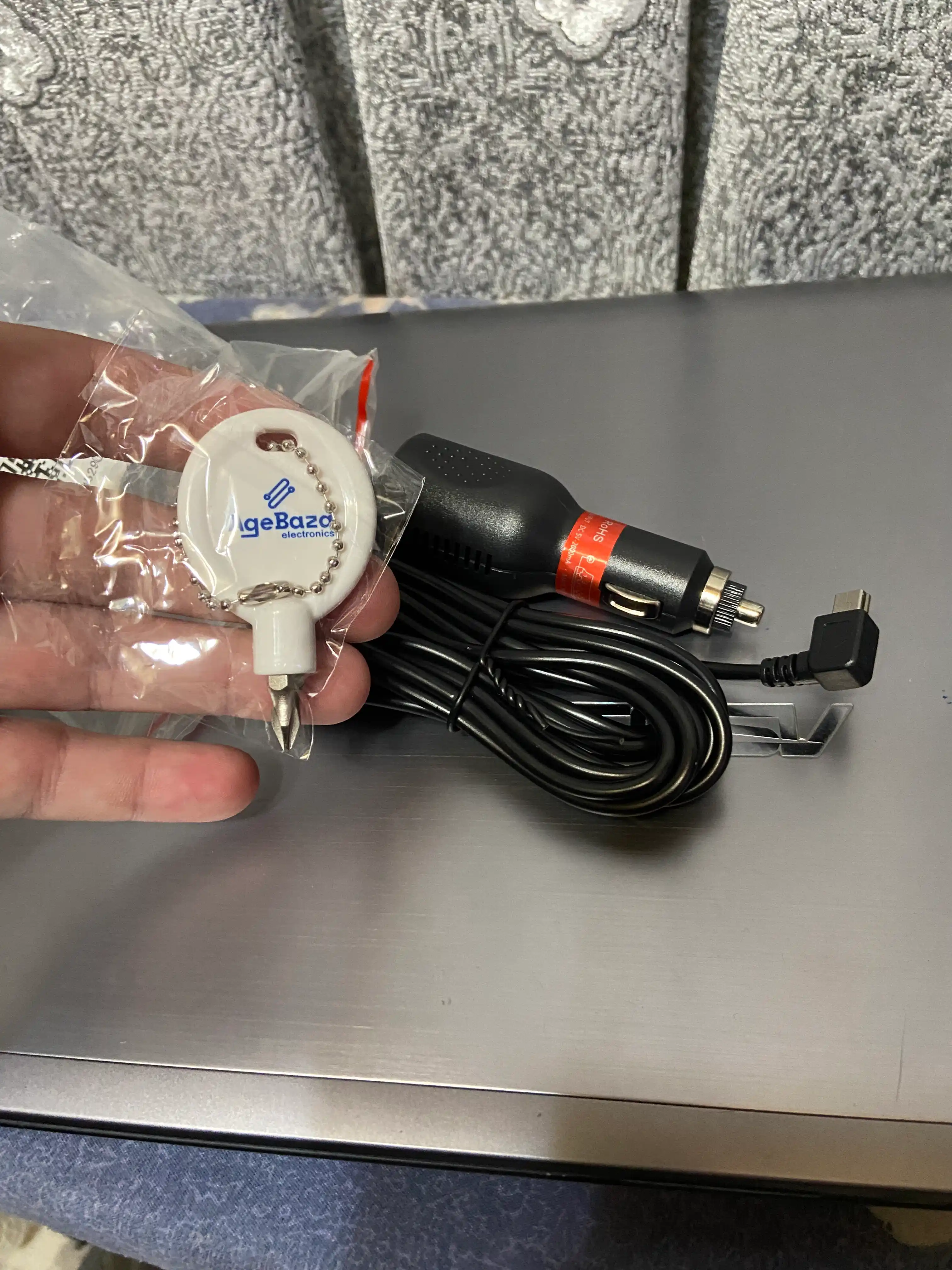 Зарядное устройство для видеорегистратора MiniUSB, 3 м, 5V, 2A шнур питания