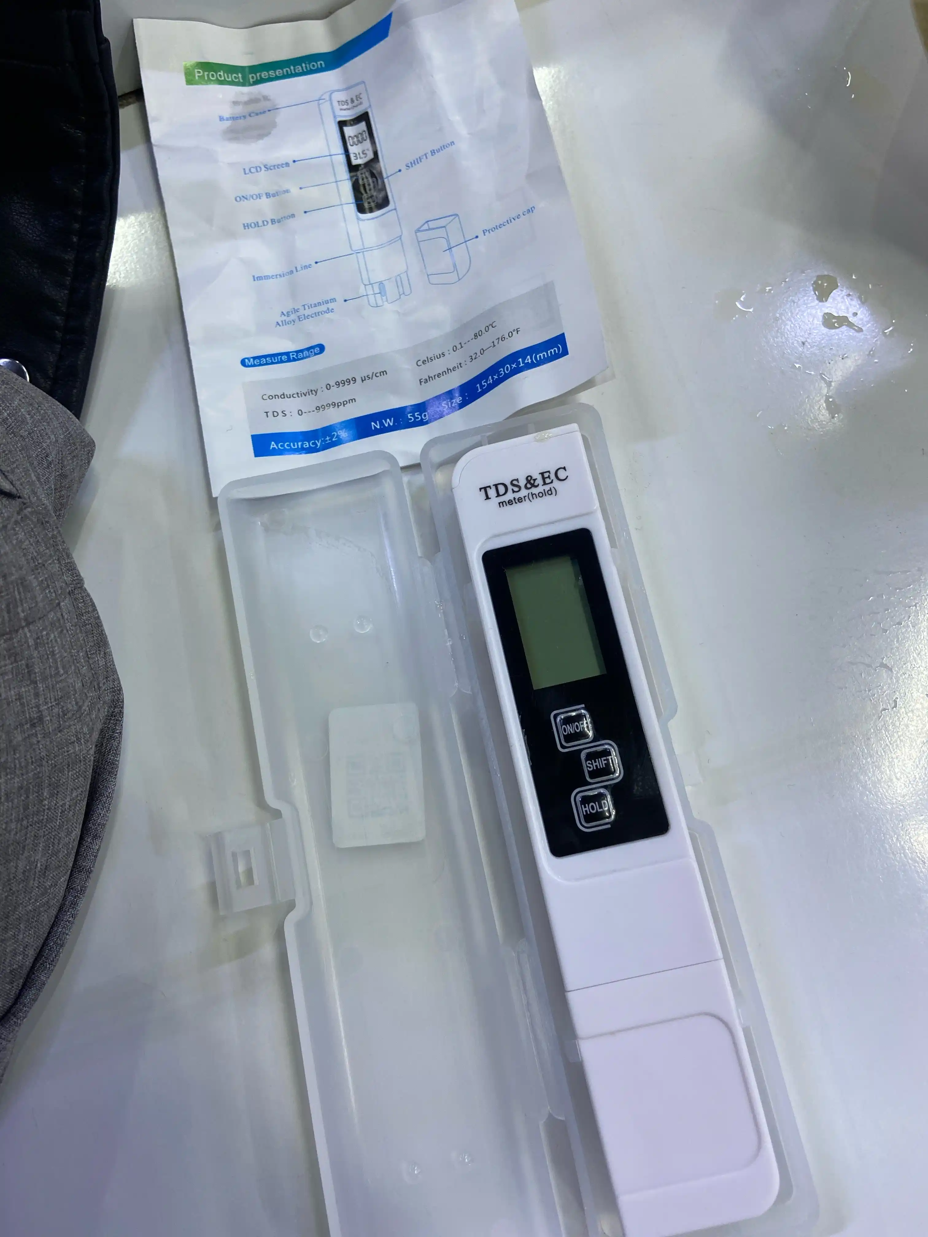 Тестер для воды, измеритель качества воды, TDS meter