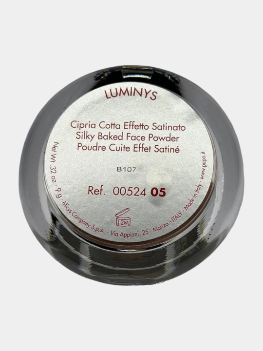 Pupa Milano Luminys Powder — запечённая компактная пудра для лица, с эффектом сияния