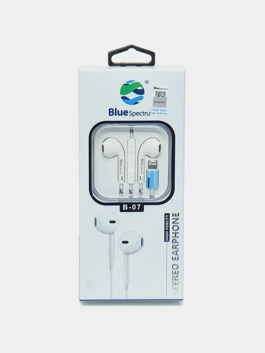 Simli quloqchinlar Blue Spectrum Lightning / Type-C / 3.5 mm Jack, mikrofonli