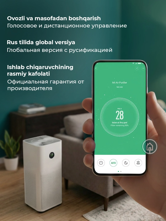 Очиститель воздуха Xiaomi Mija Smart Air Purifier 6, 4 Pro, 4 Lite, 4 Compact, Max, Elite