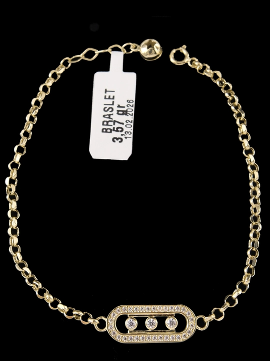 Золотой браслет GOLDWISH, Royal Chain, 585 проба, вес 3,57 г, размер 18–21 - 