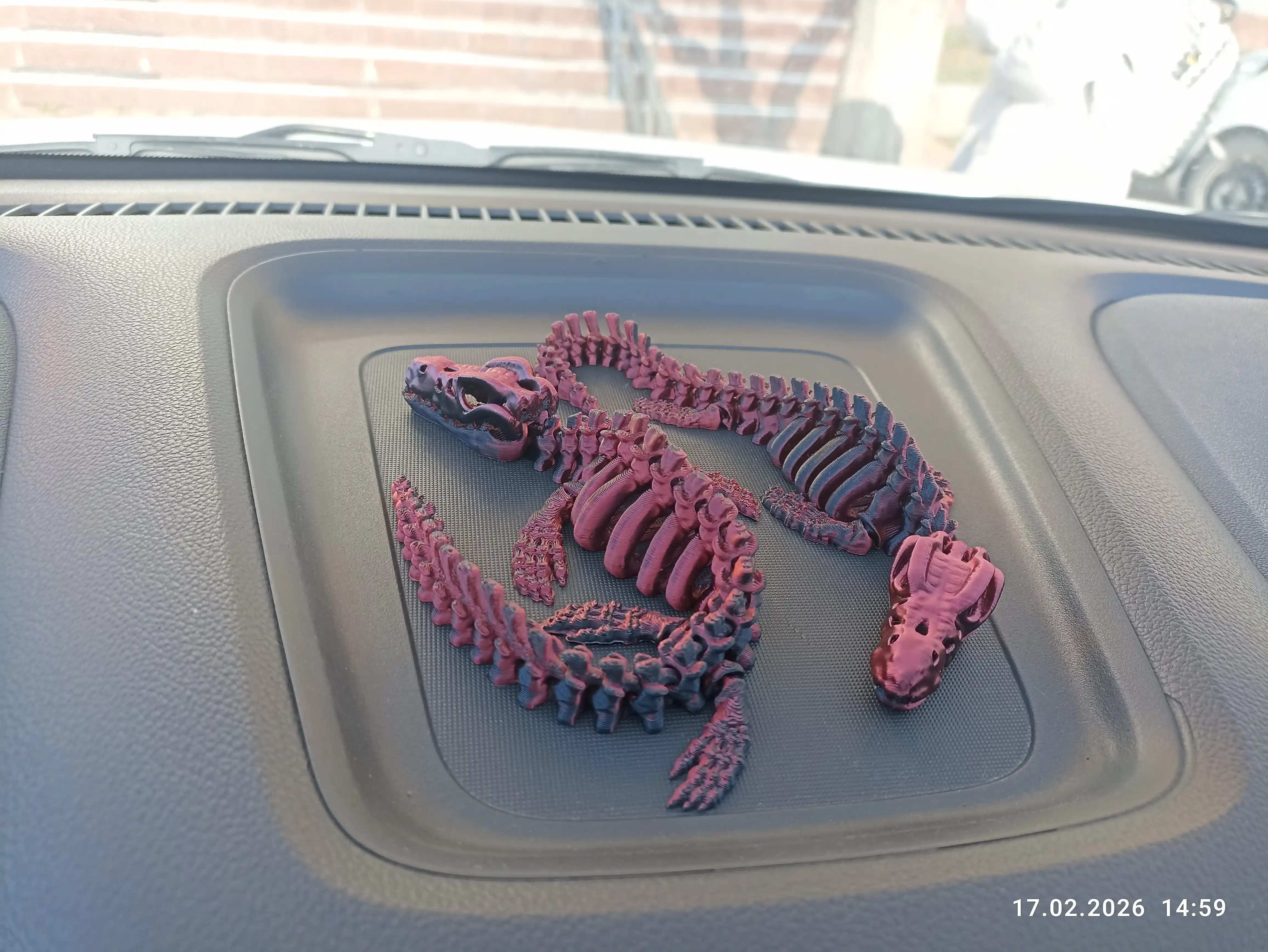 3D Игрушка скелет динозавра
