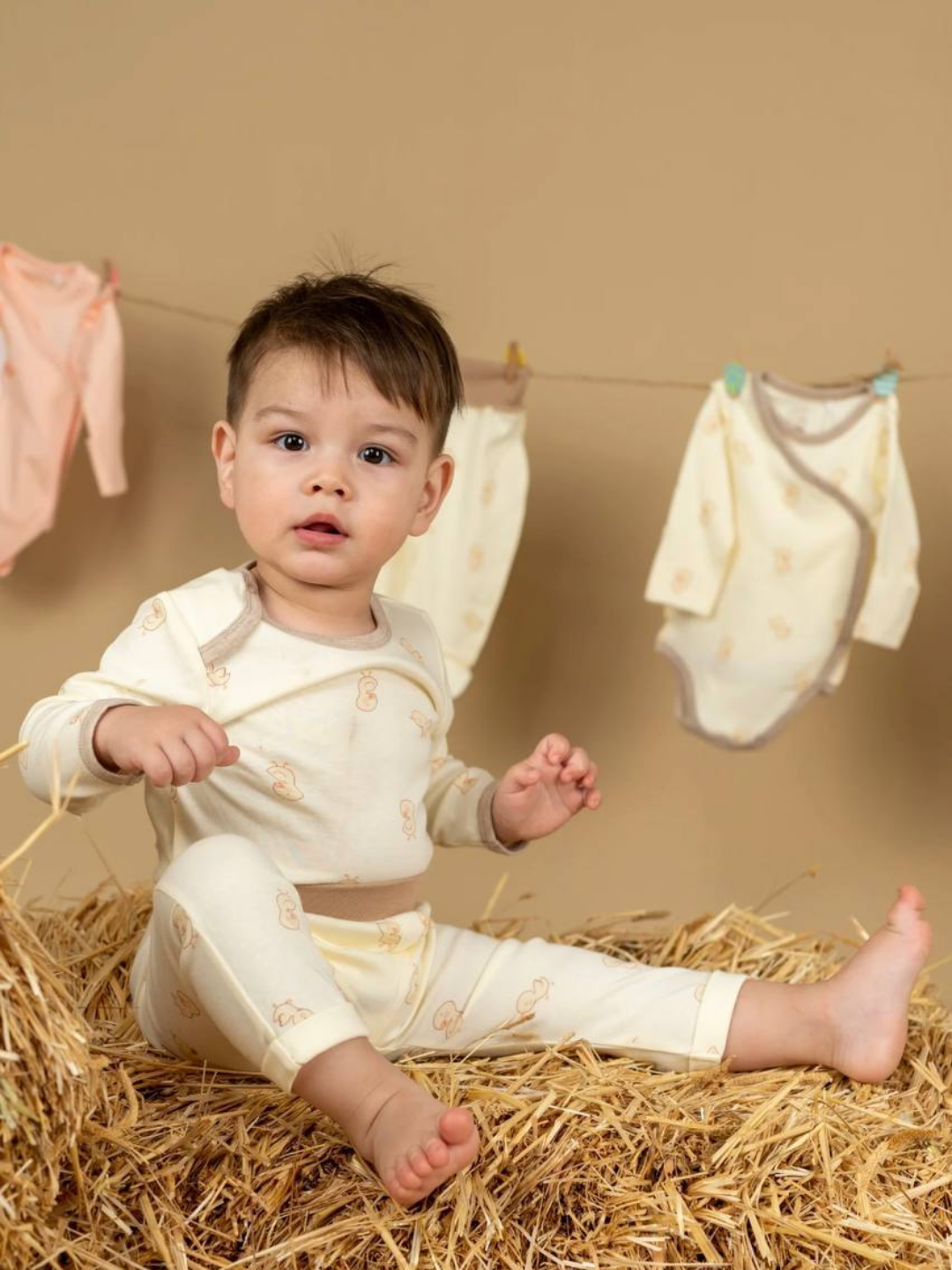 Divakids'dan o‘g‘il bolalar uchun polzunlar 100% paxta - 