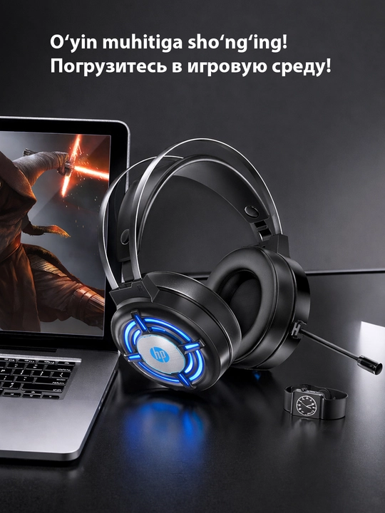 HP H120 o'yin quloqchinlari, geymer quloqchinlari, naushnik garnituralari