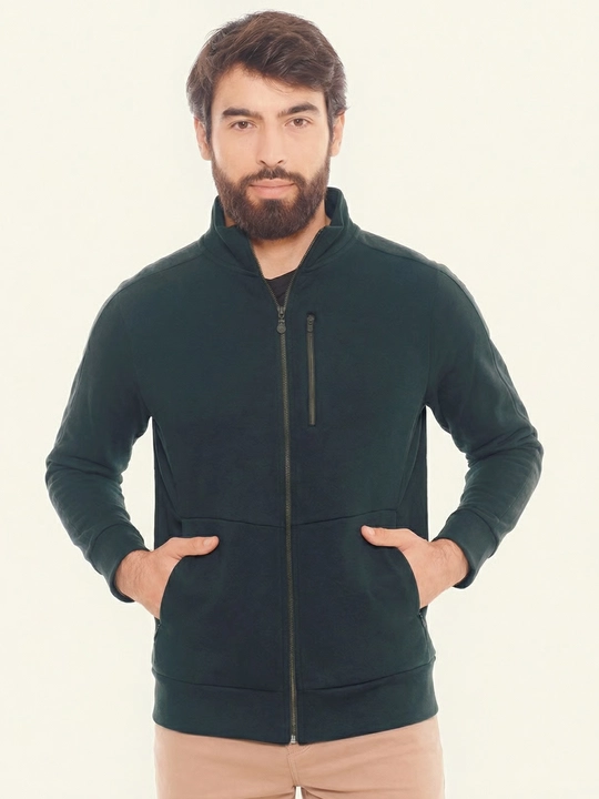 Erkaklar uchun SAMO bomber jaketi, yashinda, ustun yoqali