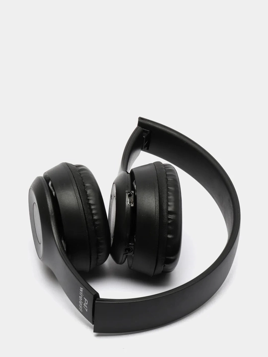 Наушники P47 Bluetooth, складные, стерео звук, слот для SD карты - 