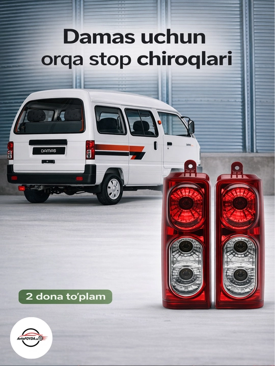 Задний стоп-сигнал для автомобиля Damas, пара фонарей - 