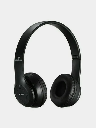 Наушники P47 Bluetooth, складные, стерео звук, слот для SD карты