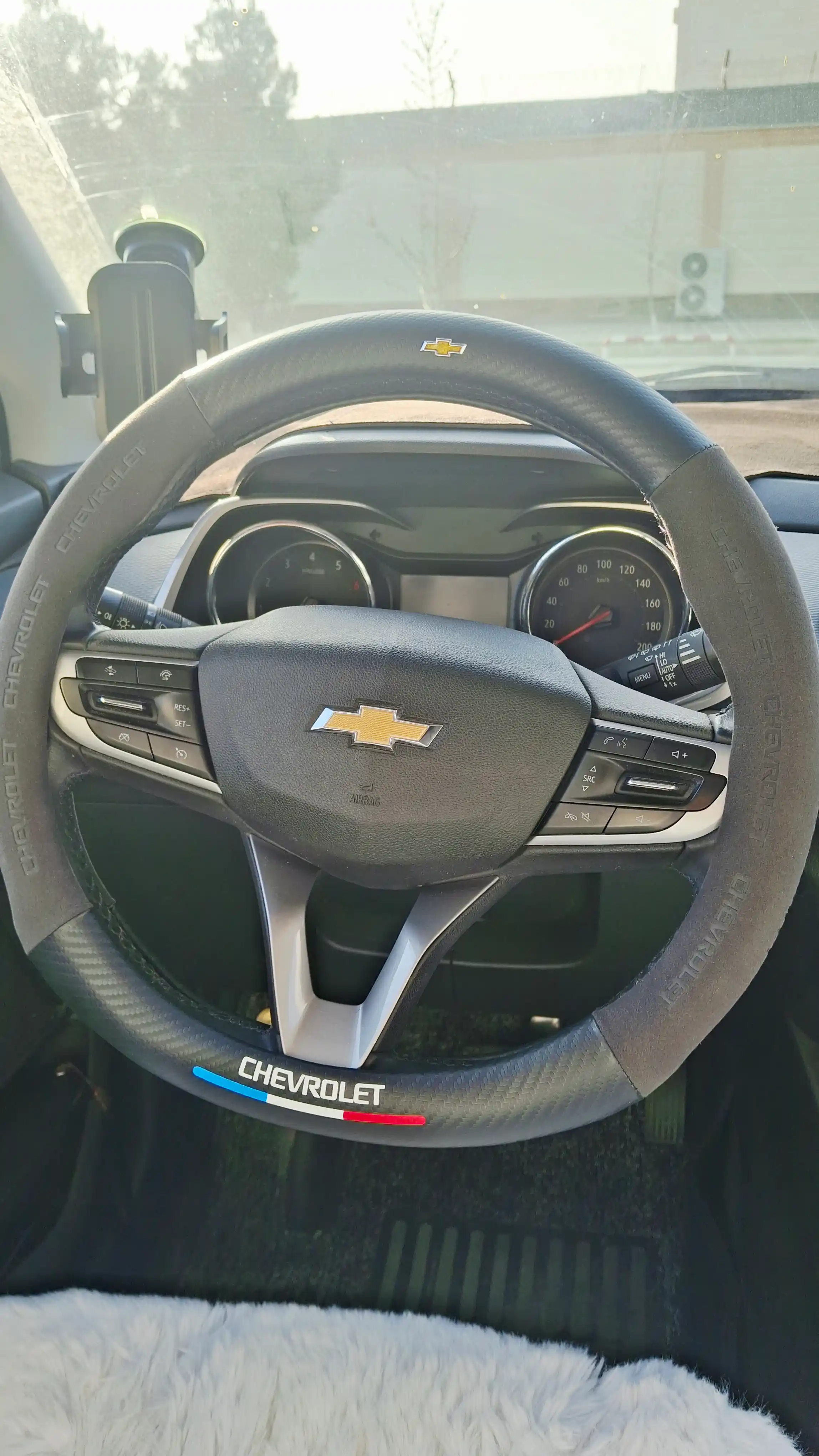 Avtomobil ruli uchun karbon tolali rul g'ilof, Chevrolet
