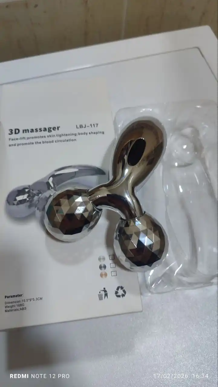 Лифтинг массажер для лица и тела, роликовый ручной 3D & 4D массажер 
