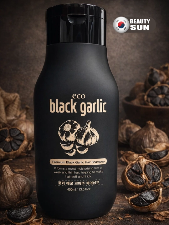 Шампунь для волос, Rosee Eco Aloe, Eco Argan, Eco Black Garlic, 400 ml