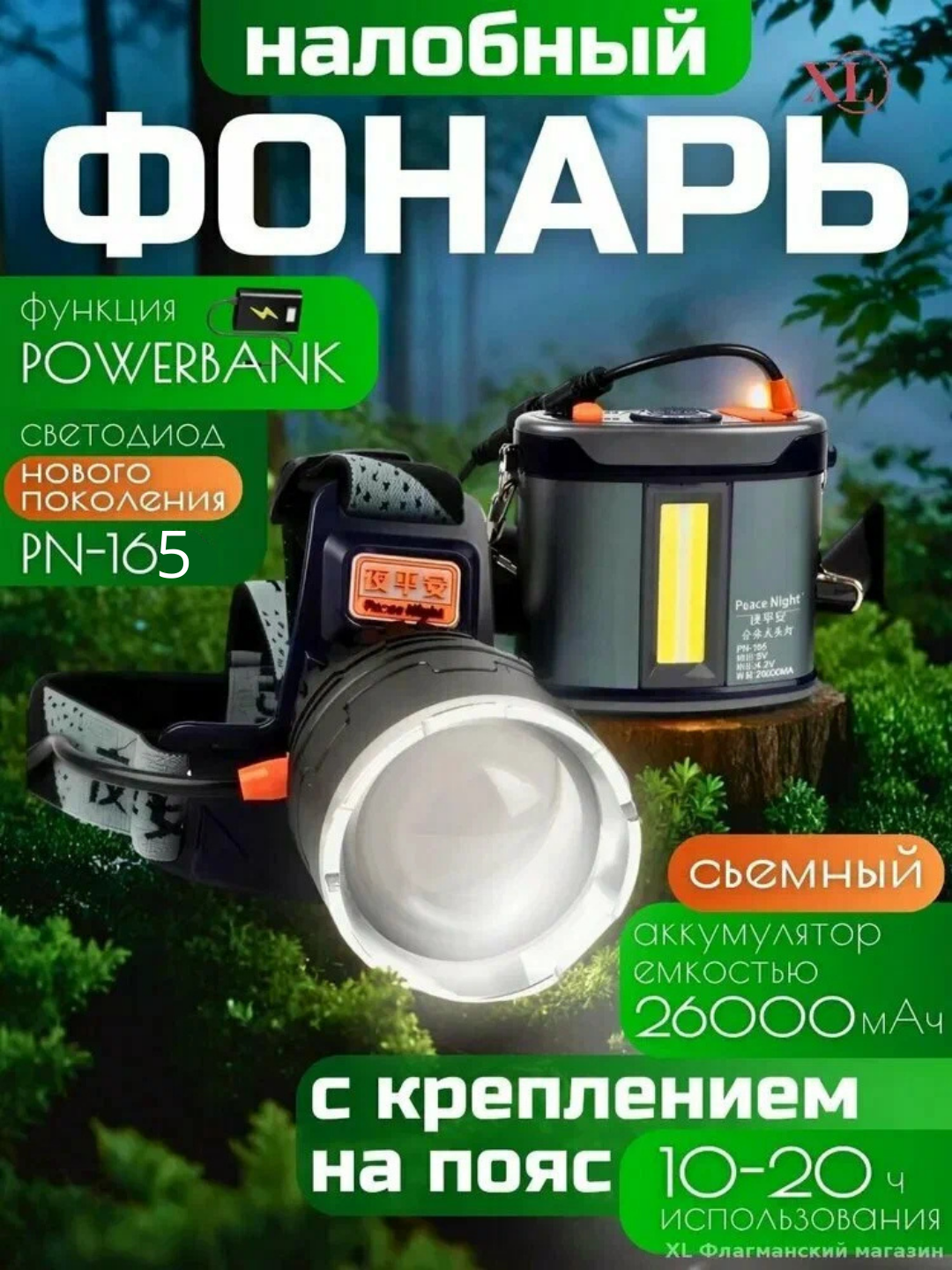 Kuchli LED tashqi chiroq va fonarlar to‘plami