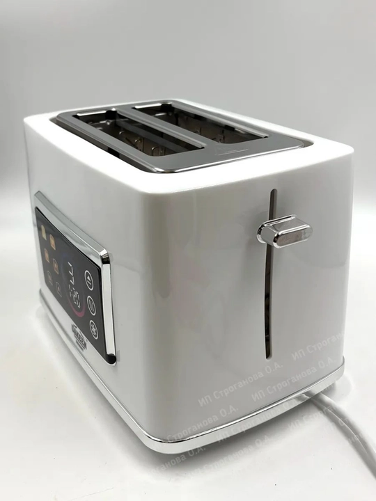 UAKEEN ZL‐2111/2112 elektr tosteri, 2 ta bo‘lim, qora va oq rangli sensorli displey