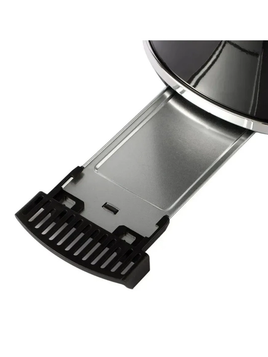 UAKEEN ZL‐2111/2112 elektr tosteri, 2 ta bo‘lim, qora va oq rangli sensorli displey