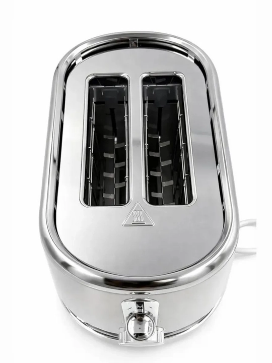 UAKEEN ZL‐2111/2112 elektr tosteri, 2 ta bo‘lim, qora va oq rangli sensorli displey